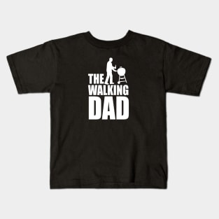 The walking dad funny BBQ barbecue Fathers Day Kids T-Shirt